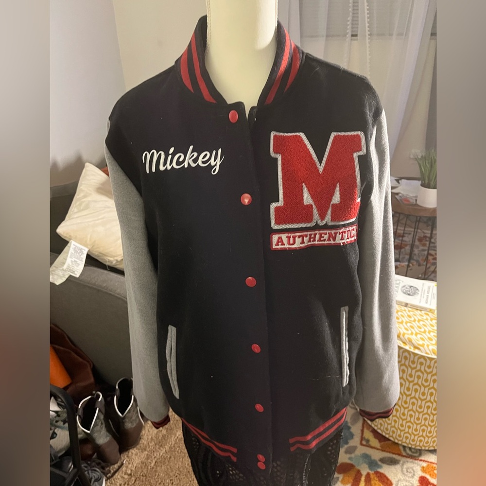 Mickey Mouse Authentic Letterman Jacket - image 1